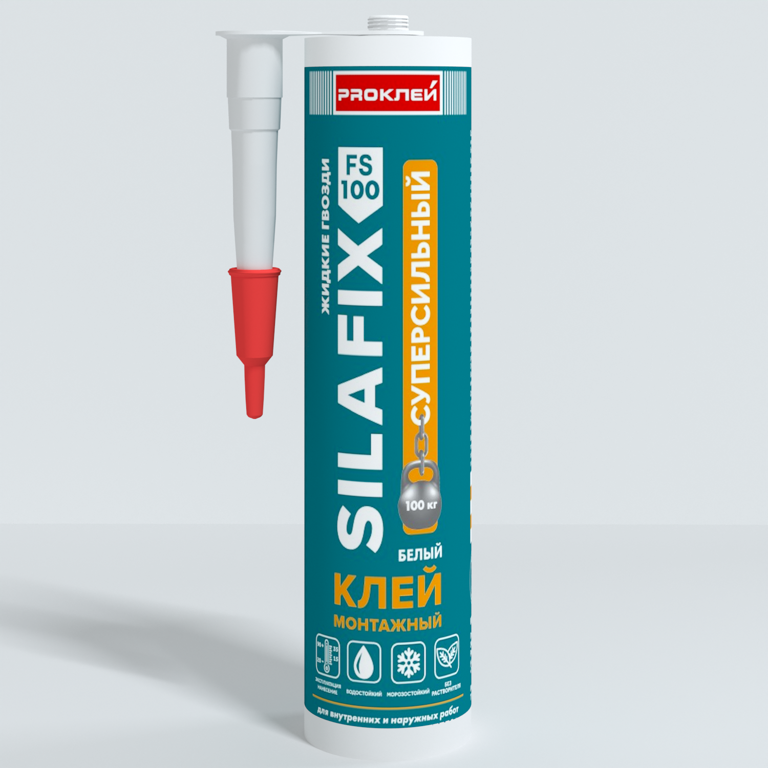 SILAFIX FS-100 Белый клей монтажный акриловый