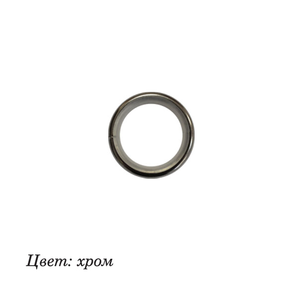 Кольцо круглое DIY 28 мм белое золото