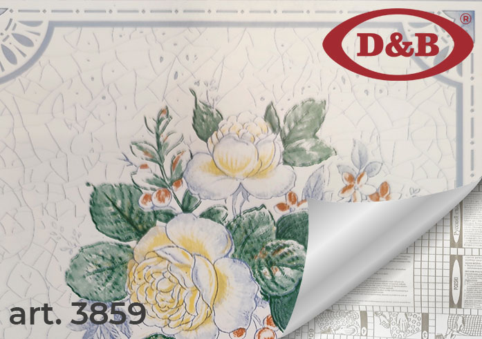 Самоклеящаяся плёнка D&B 3859 кафель, 45 см