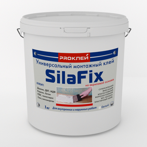 “SILAFIX” клей монтажный акриловый ведро