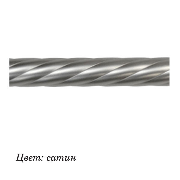 Штанга витая DIY 16 мм 2 м сатин