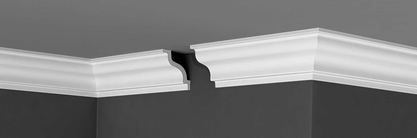 Потолочный плинтус Плинтус потолочный Де-Багет П 04 70/70