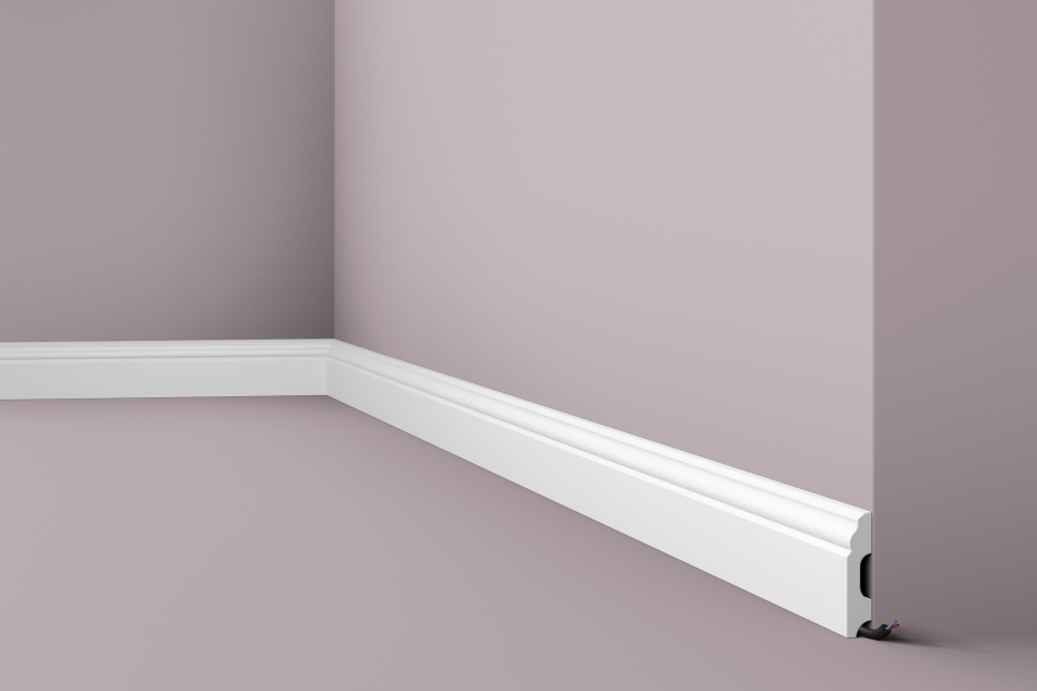 Напольный плинтус Wallstyl FB1 60×13 мм, 2 м