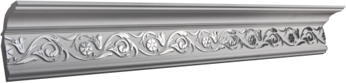 Потолочный плинтус GP-4 Silver