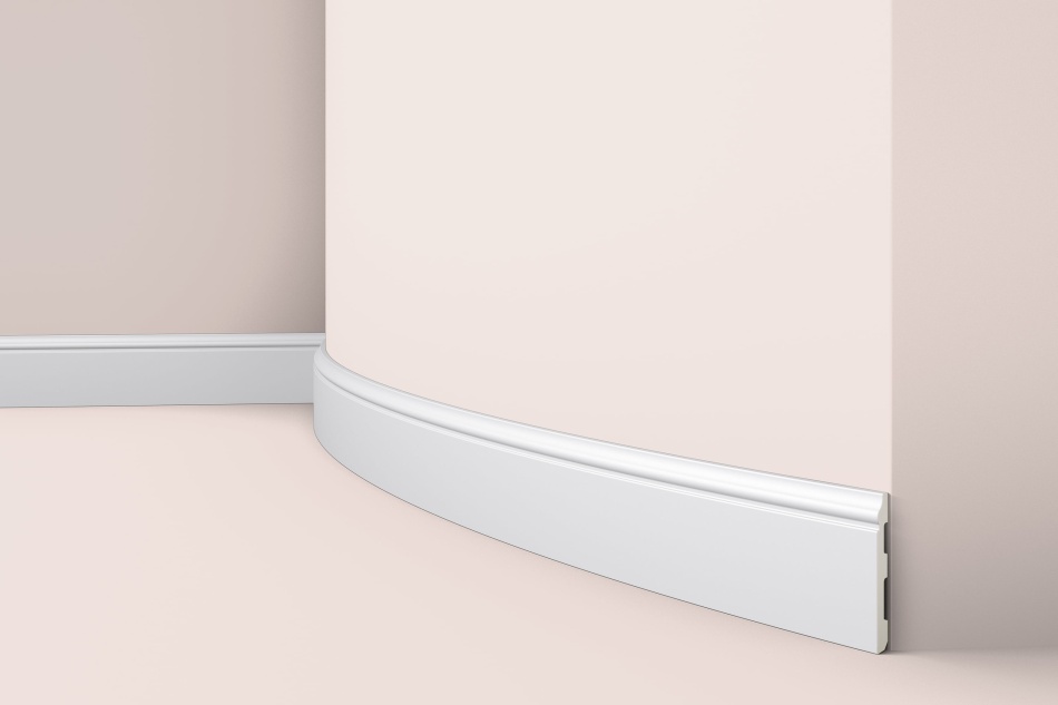 Напольный плинтус Wallstyl FL1 RU 80×12 мм, 2 м