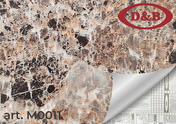 Самоклеящаяся плёнка M0011 гранит коричневый, 45 см