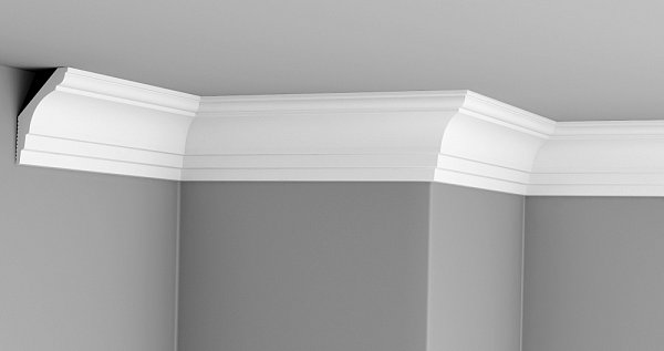 Потолочный плинтус GPX-15 80×50 мм