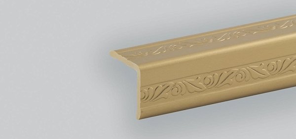 Уголок ПВХ Д-02 30×30 мм 2,7 м бронза