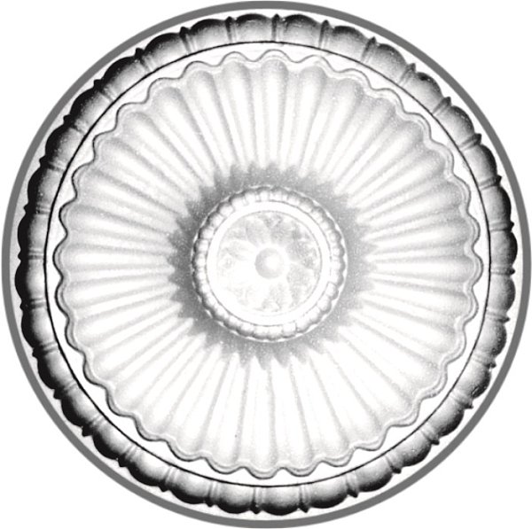 Потолочная розетка R-6 ø 275 мм