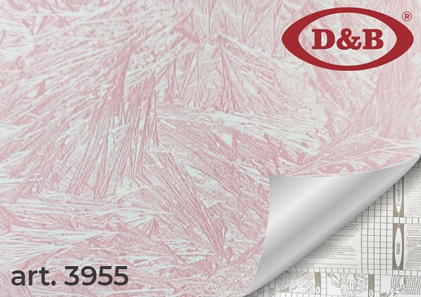 Самоклеящаяся плёнка D&B 3955 розовый морозец, 45 см