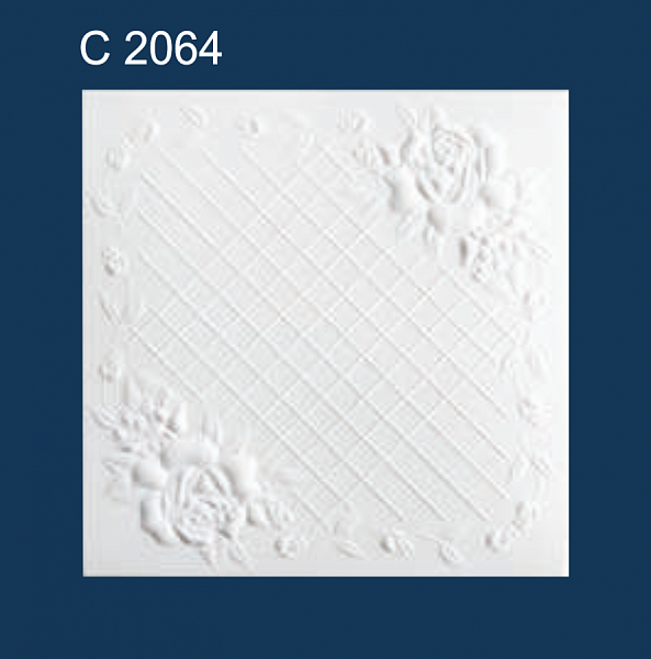 Плита потолочная Solid 2064 белая