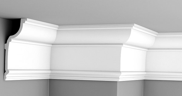 Потолочный плинтус GPL-3 77×185 мм