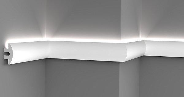 Молдинг GPD-203 LED 60×30 мм, 2 м